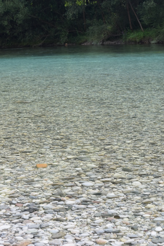 La rivière Soča. Crédit Lou Balanche.