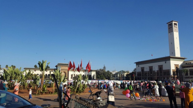La place Mohammed V. Crédit : Ali Choukroun