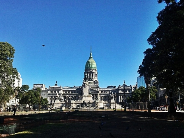 Le Parlement argentin à Buenos Aires