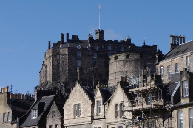 Le château d'Edimbourg, un des symboles de l'indépendance écossaise