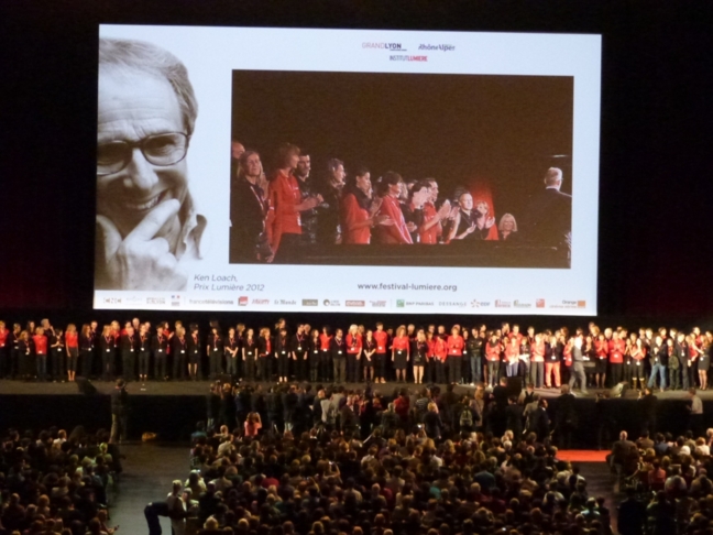 Les bénévoles du festival Lumière