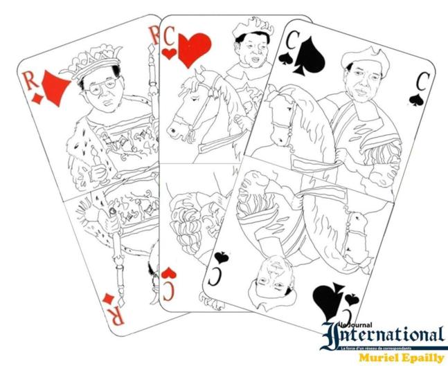 Une partie complexe : Hu Jintao, Xi Jinping le prince favori et Bo Xilai le prince déchu. Une partie complexe : Hu Jintao, Xi Jinping le prince favori et Bo Xilai le prince déchu.