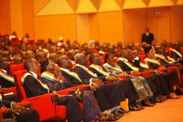 le Président Alassane Ouattara a assisté à la cérémonie d’ouverture de la 1ère Session ordinaire de la nouvelle Assemblée Nationale