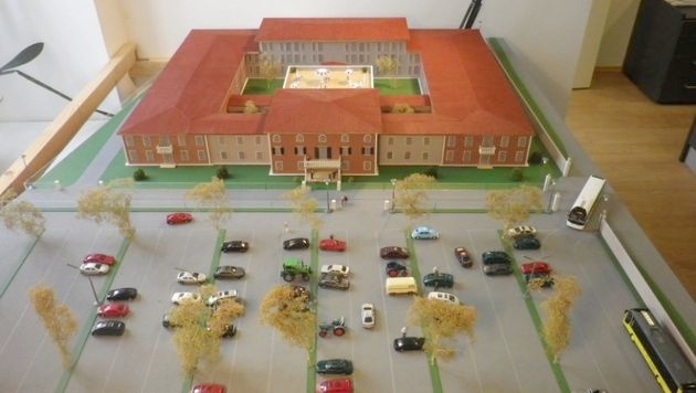 La maquette du projet Funmotel (source : www.funmotel.at) La maquette du projet Funmotel (source : www.funmotel.at)