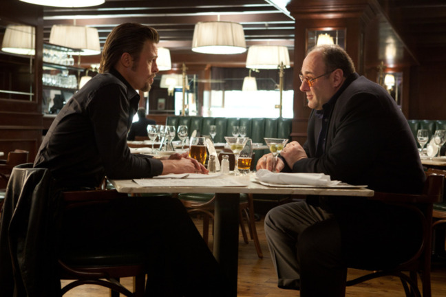 Brad Pitt et James Gandolfini