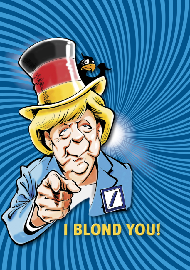 Affiche du spectacle Blonde Republik Deutschland Affiche du spectacle Blonde Republik Deutschland