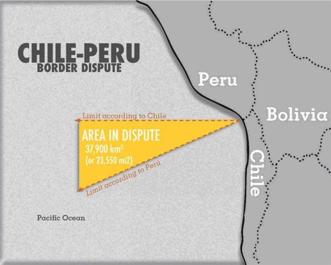 Chili/Pérou: discussion sur la frontière maritime