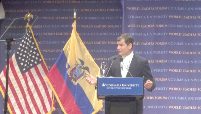 Rafael Correa dans la ligne de mire de la CIA 