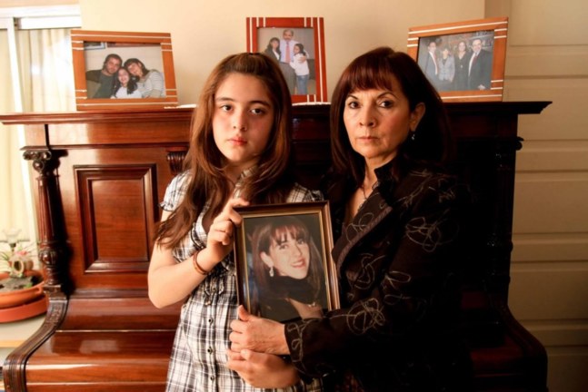 Susana Trimarco et sa petite-fille Micaela Susana Trimarco et sa petite-fille Micaela