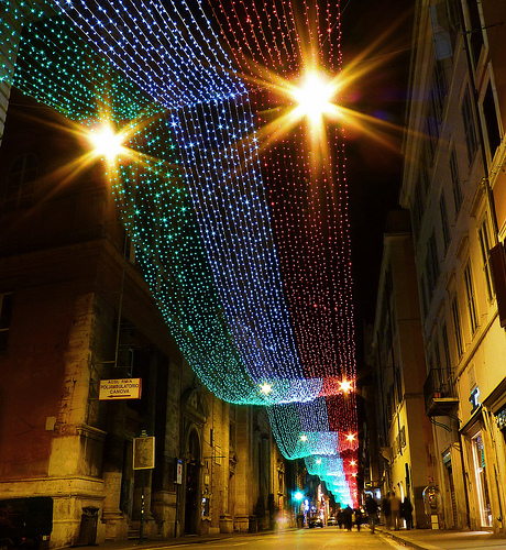 Noël : fête des lumières italiennes