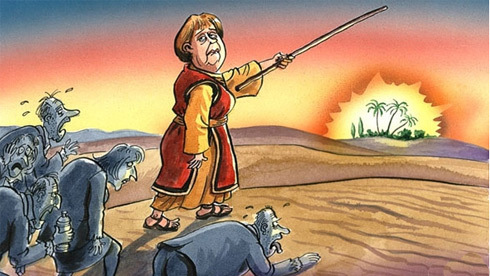 Allemagne : la politique européenne des petits pas Allemagne : la politique européenne des petits pas