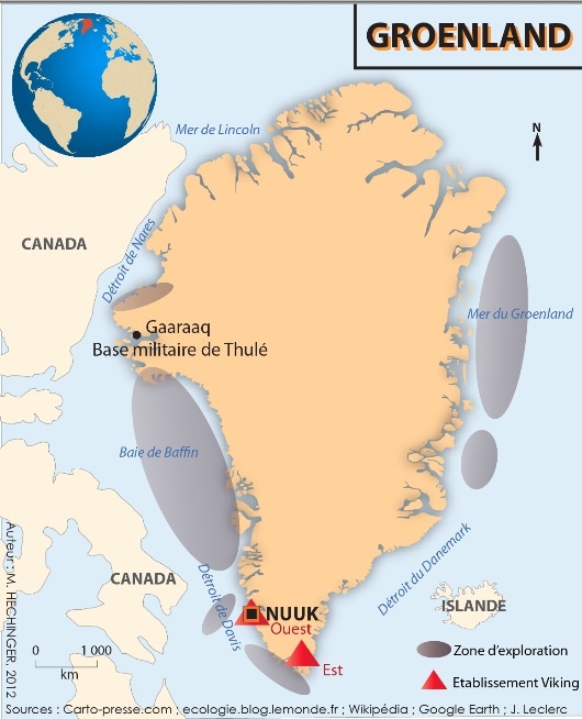 Groenland : un environnement menacé… depuis 980