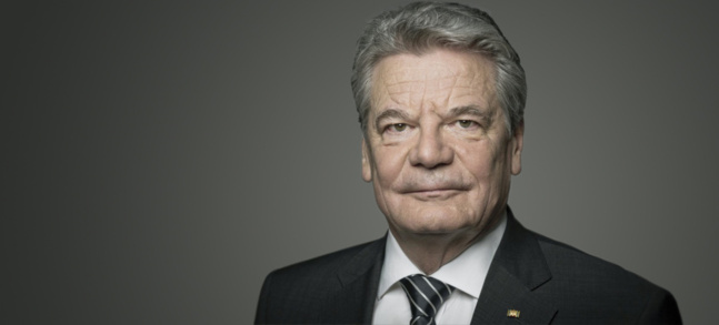 Joachim Gauck, Président de la République fédérale allemande.
