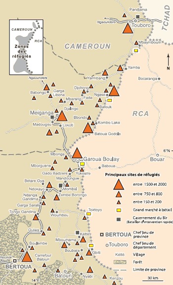 Situation des réfugiés Mbororo de RCA au Cameroun en 2008 Situation des réfugiés Mbororo de RCA au Cameroun en 2008