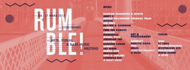 Troisième édition du Rumble Festival : Arts, visual & Bass music meeting