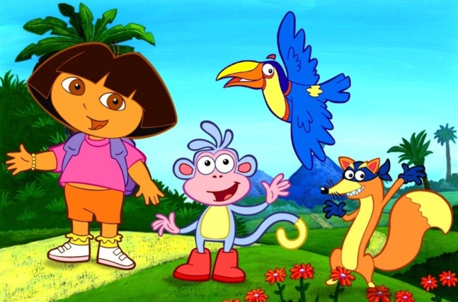 Faites comme Dora, speak English