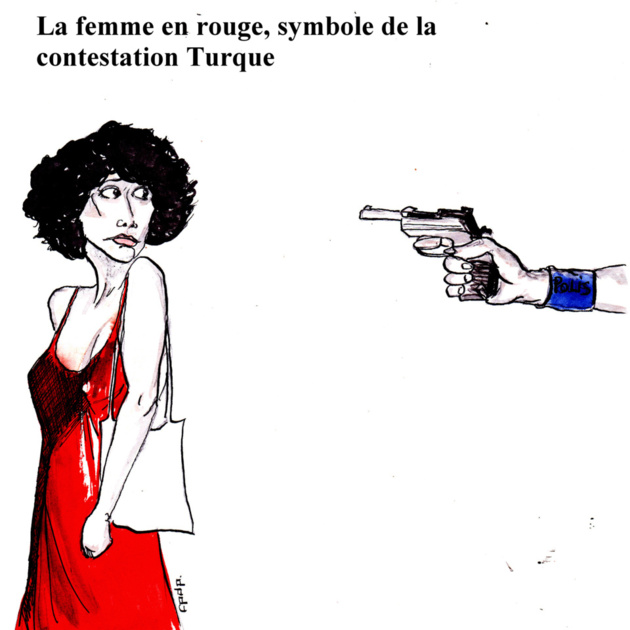 La femme en rouge