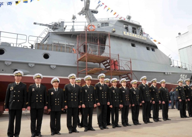 Le Kazakhstan, premier patrouilleur kazakh, lancé en 2012 | Crédit Photo -- Ministère de la Défense du Kazakhstan Le Kazakhstan, premier patrouilleur kazakh, lancé en 2012 | Crédit Photo -- Ministère de la Défense du Kazakhstan