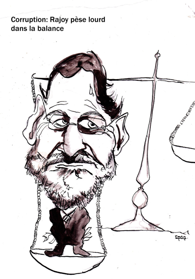 Corruption : Rajoy pèse lourd dans la balance Corruption : Rajoy pèse lourd dans la balance