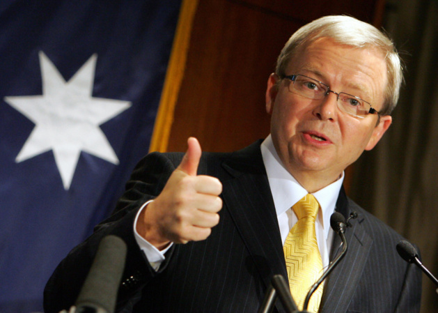 Kevin Rudd | Crédits photo -- Anoek De Groot/AFP/Getty Images Kevin Rudd | Crédits photo -- Anoek De Groot/AFP/Getty Images