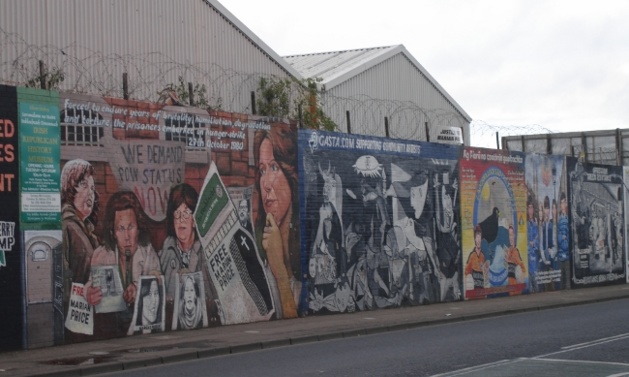 Mur de la paix à Belfast| Crédits photo -- Fabien Aufrechter/Le Journal International
