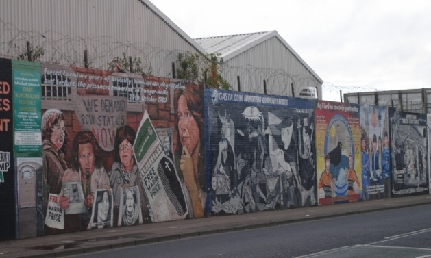Peace wall in Belfast | Credits : Fabien Aufrechter/Le Journal International Peace wall in Belfast | Credits : Fabien Aufrechter/Le Journal International