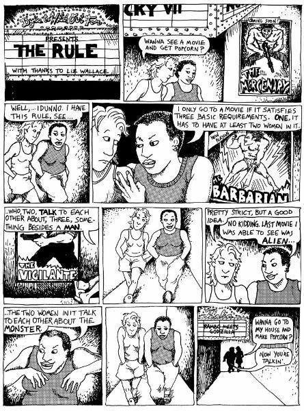 Extrait de la BD de Alison Bechdel