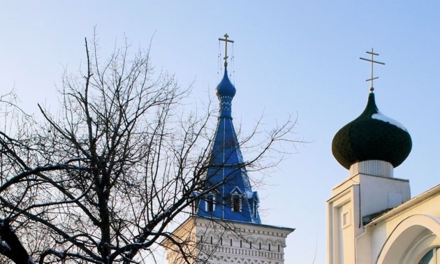 Église orthodoxe de Bichkek, Kirghizstan. Crédit : Francekoul.com / Novastan.org