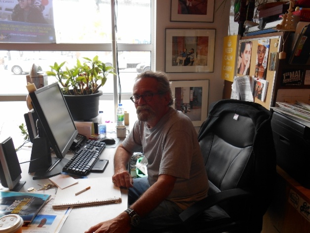 Pierre Tougas, agent d’accueil et de formation à L’Itinéraire. Crédit : Laurine Benjebria, juin 2014 Pierre Tougas, agent d’accueil et de formation à L’Itinéraire. Crédit : Laurine Benjebria, juin 2014