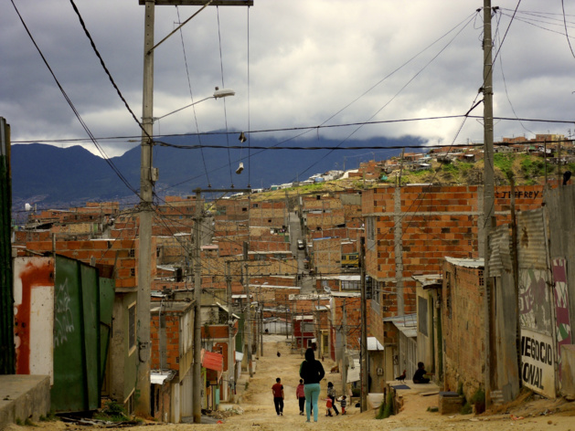 Ciudad Bolivar, Bogota. Crédit photo Simon De Bergh