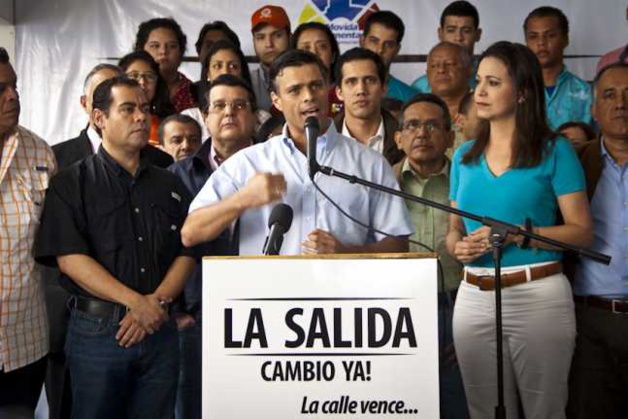 Leopoldo López, « La solution, le changement maintenant ! La rue vaincra… » © Runrun.es