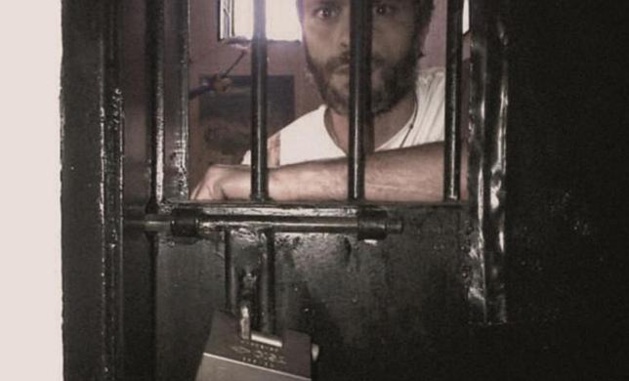 Leopoldo López dans sa cellule, le 8 juin 2014 © Voluntad Popular