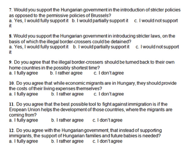 Questionnaire du gouvernement - crédit DR Questionnaire du gouvernement - crédit DR