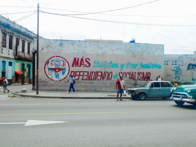 Street art, La Havane - Crédit Virginie Urios