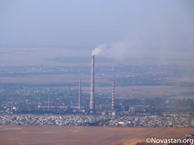 L’usine de chauffage «TETs» à Bichkek, Kirghizstan. Crédit : Anatole Douaud