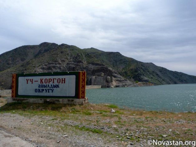 Le barrage d’Uch-Korgon, dans la région de Talas au Kirghizstan. Crédit : Anatole Douaud