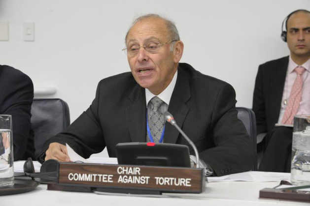 Claudio Grossman, le président du Comité de l’ONU contre la torture - Crédit : ONU/Evan Schneider Claudio Grossman, le président du Comité de l’ONU contre la torture - Crédit : ONU/Evan Schneider
