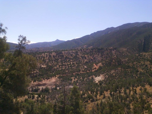 Vue sur la chaîne montagneuse de l’Atlas - Crédit Carolina Duarte de Jesus