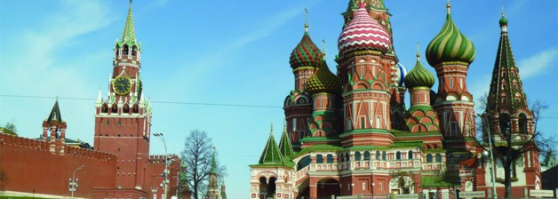 Cathédrale saint Basile le Bienheureux sur la place rouge à Moscou.Crédit Pauline Martin