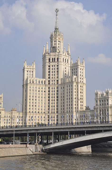 Kraskie Vorota, bâtiment stalinien. Crédit, Juliette Lissandre