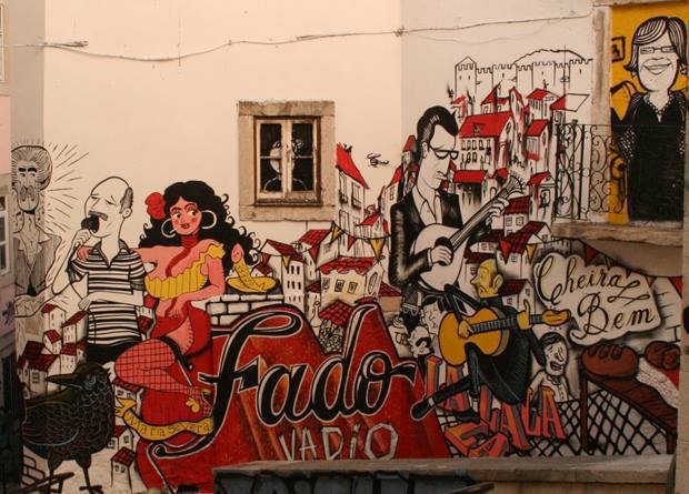 Fado graffiti - Fonte : James le Calvez