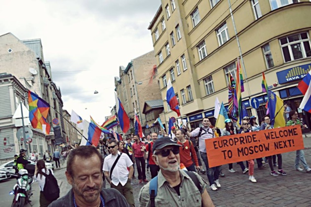 Gay Pride de Riga en juin 2015. Crédit Julija Stancevičiūtė Gay Pride de Riga en juin 2015. Crédit Julija Stancevičiūtė