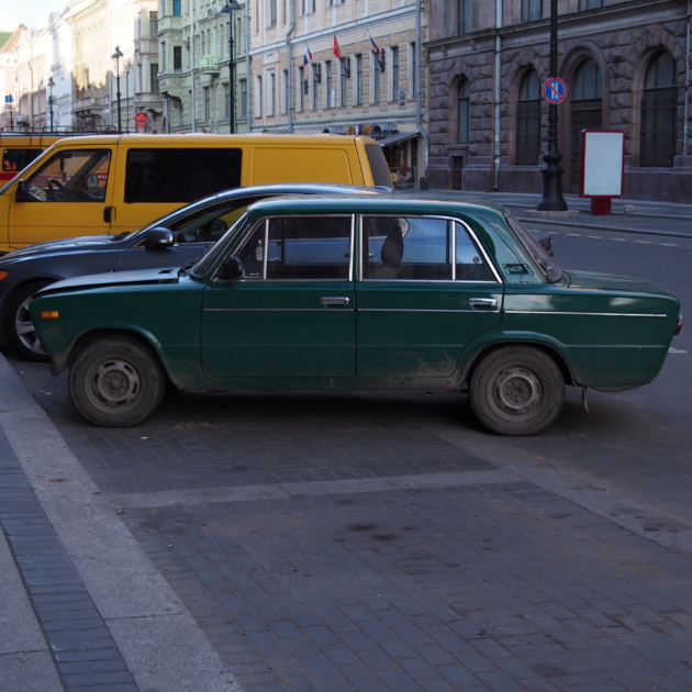 Una vecchia Moskvič. Fonte: Juliette Lissandre