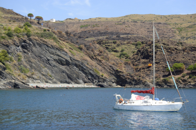 Les Tres Platgetes vu depuis l’Embarcador qui mène à la ville. Crédit Auriane Guiot Les Tres Platgetes vu depuis l’Embarcador qui mène à la ville. Crédit Auriane Guiot