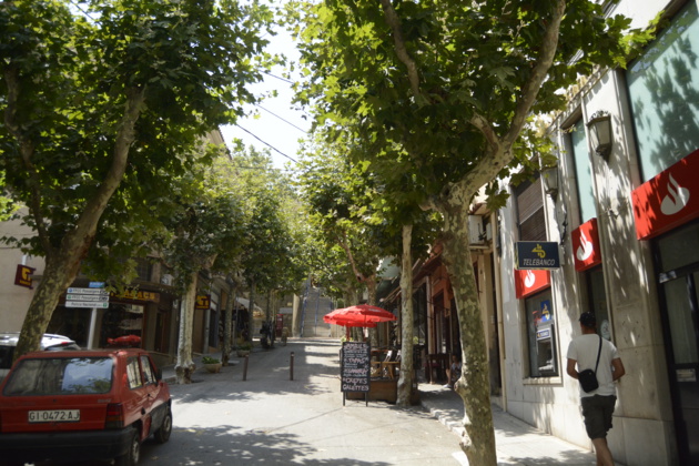 Les rues de la villes sont désertes humainement mais riches en escaliers. Crédit Auriane Guiot