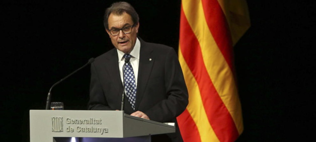 Artur Mas, leader indépendantiste et principal adversaire politique de Madrid – Crédit EFE