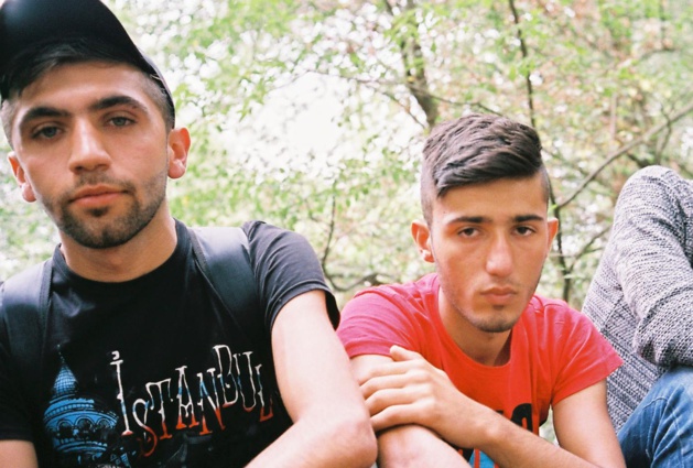 Mahmoud et l’un de ses compagnons de route - Crédit G.M.
