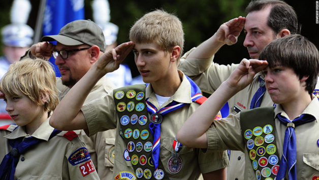 Boy Scouts of America. Credit AFP / Getty images