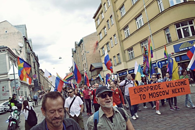 Orgullo Gay en Riga, junio del 2015. Crédito Julija Stancevičiūtė