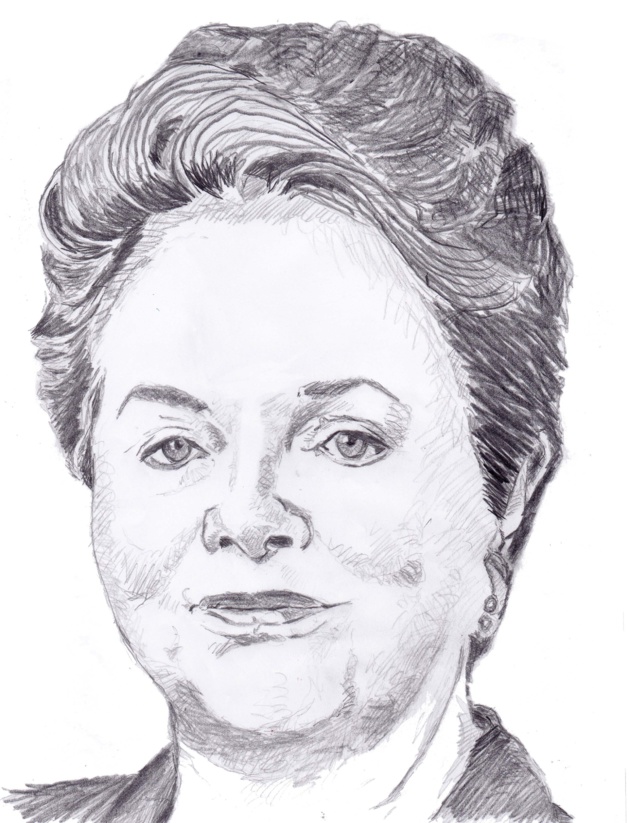 Dilma Rousseff. Crédit Muriel Epailly. Dilma Rousseff. Crédit Muriel Epailly.